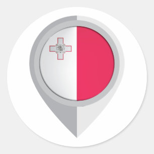 Adesivo Sinalizador de Localização do Pino Malta