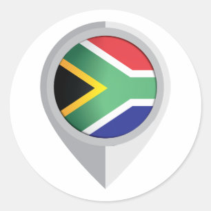 Adesivo Sinalizador de Localização do Pino na África do Su