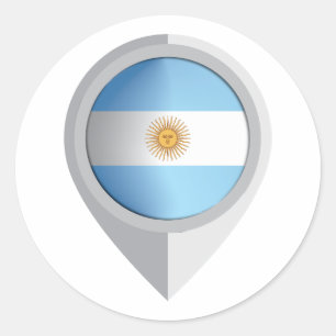 Adesivo Sinalizador de Localização do Pino na Argentina