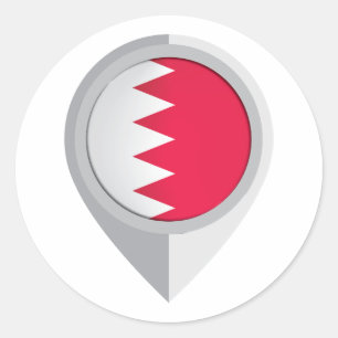 Adesivo Sinalizador de Localização do Pino no Bahrain