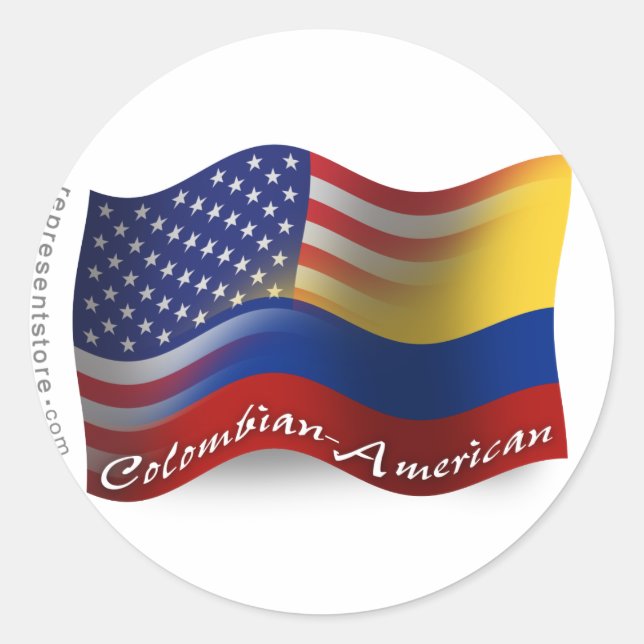 Adesivo Sinalizador de Onda Colombiana-Americana (Frente)