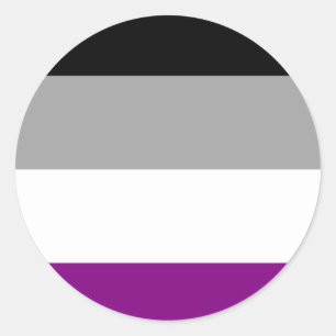 Adesivo Sinalizador de Orgulho Asexual