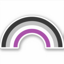 Sinalizador de Orgulho Asexual Arco-Íris