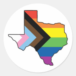 Adesivo Sinalizador de Progresso do Orgulho do Texas