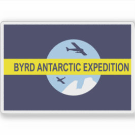 Adesivo Sinalizador de Segunda Expedição Antártica do Byrd