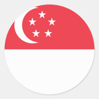 Adesivo Sinalizador de Singapura