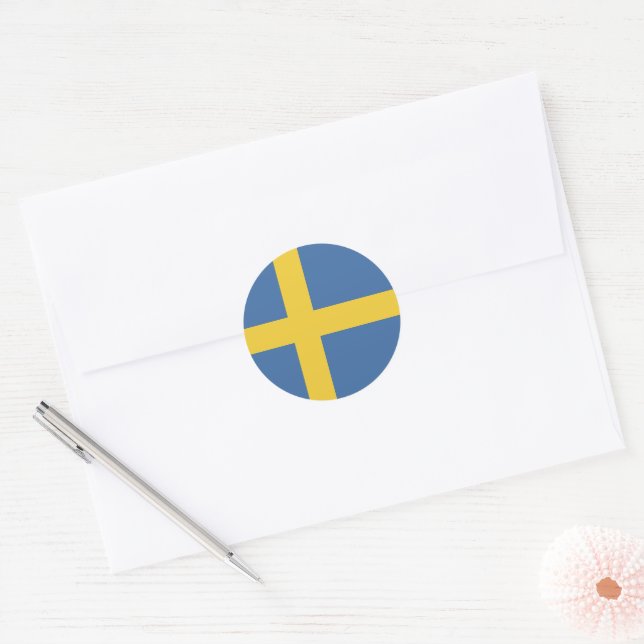 Adesivo sinalizador de suecia (Envelope)