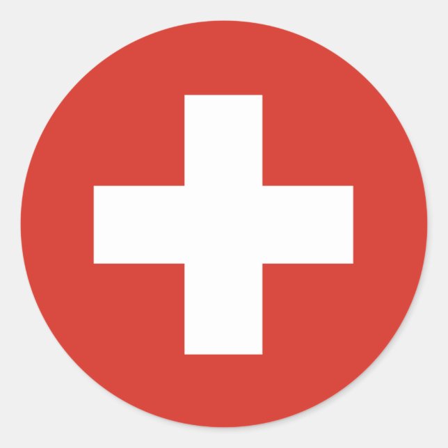 Adesivo Sinalizador de suiça (Frente)