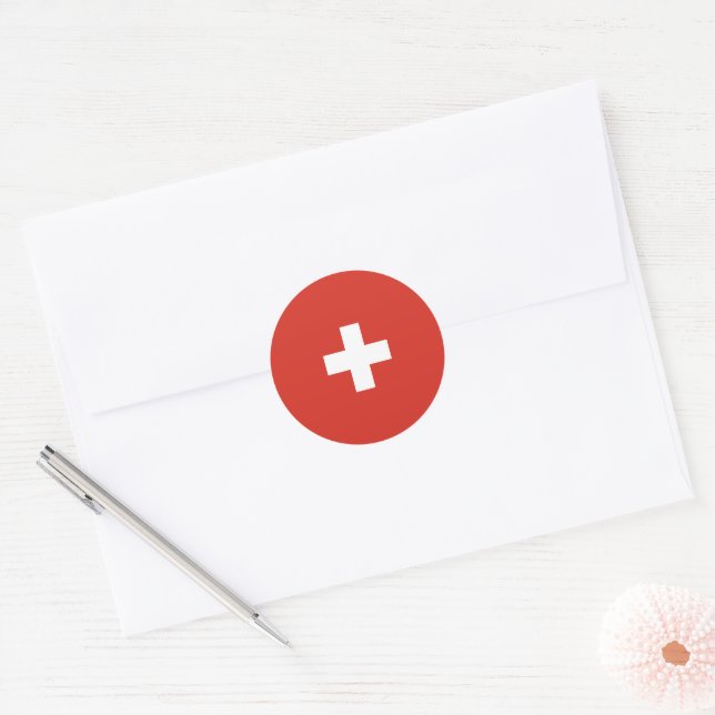 Adesivo sinalizador de suiça (Envelope)