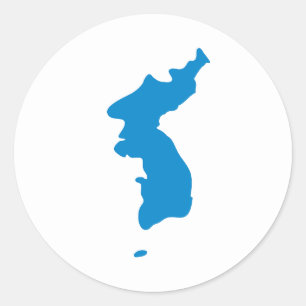 Adesivo Sinalizador de Unificação Coreana