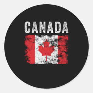 Adesivo Sinalizador do Canadá em apuração - Bandeira canad