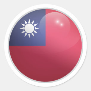 Adesivo Sinalizador do Círculo Brilhante de Taiwan
