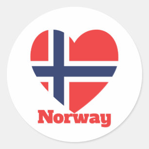 Adesivo Sinalizador do Coração da Noruega