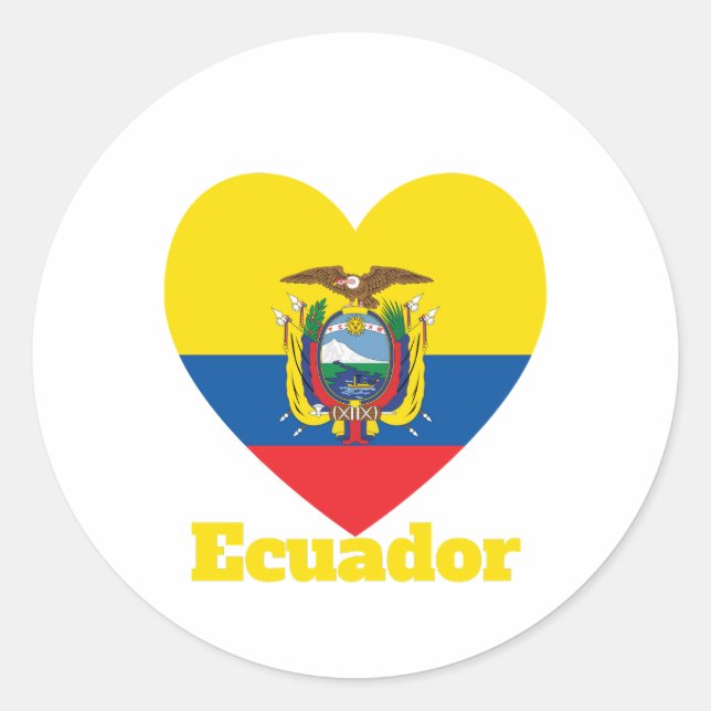 Adesivo Sinalizador do Coração Equador (Frente)
