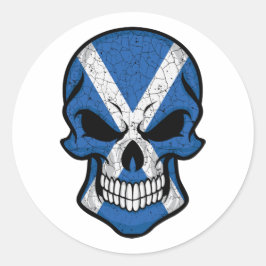 Adesivo Sinalizador do Crânio de Sorriso na Escócia