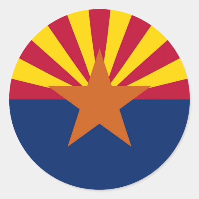 Adesivo Sinalizador do Estado da arizona (Frente)