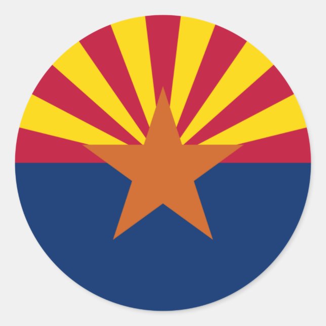 Adesivo Sinalizador do Estado da arizona (Frente)