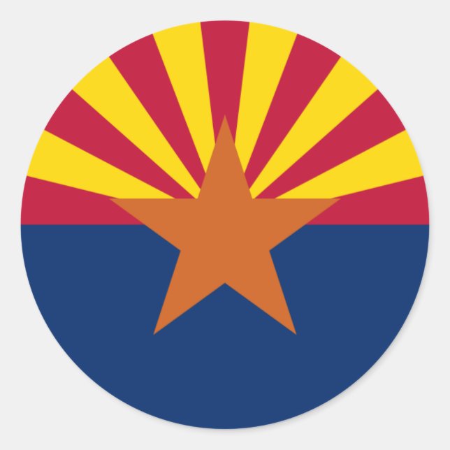 Adesivo Sinalizador do Estado da arizona (Frente)