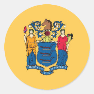 Adesivo Sinalizador do Estado de Nova Jersey
