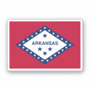 Adesivo Sinalizador do Estado do Arkansas