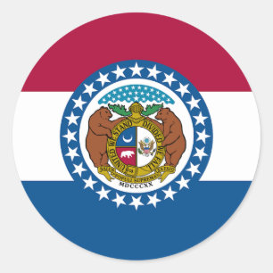 Adesivo Sinalizador do Estado do Missouri