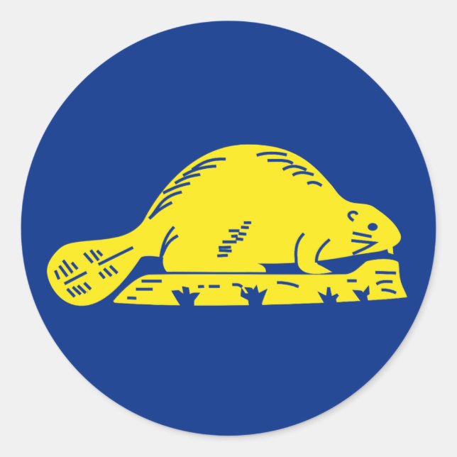 Adesivo Sinalizador do Estado do Oregon (Frente)