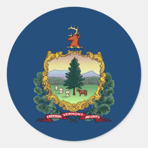 Adesivo Sinalizador do Estado Vermont