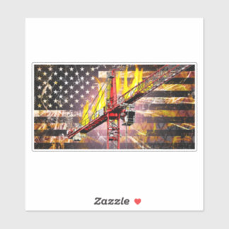 Adesivo Sinalizador do operador da grua de torre