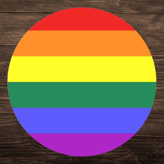 Adesivo Sinalizador do Orgulho Arco-Íris LGBTQIA+ (Criador carregado)