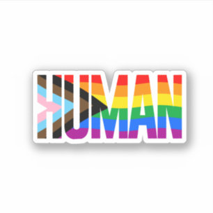 Adesivo Sinalizador do Orgulho da Inclusividade Humana