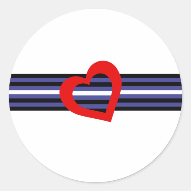 Adesivo Sinalizador do Orgulho de Couro (Frente)