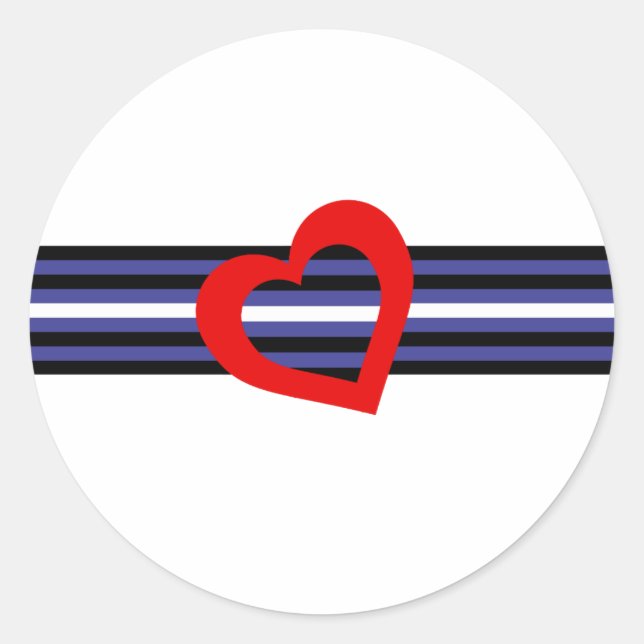 Adesivo Sinalizador do Orgulho de Couro (Frente)