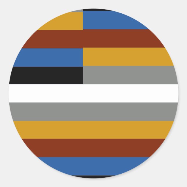 Adesivo Sinalizador do Orgulho de Freak (Frente)