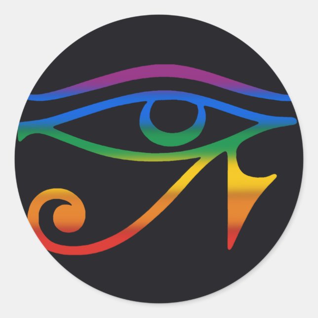 Adesivo Sinalizador do Orgulho do Gótico gay (Frente)