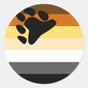 Adesivo Sinalizador do Orgulho do Urso
