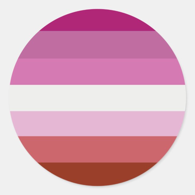Adesivo Sinalizador do Orgulho Lésbico (Frente)