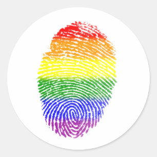 Adesivo Sinalizador do Orgulho LGBT