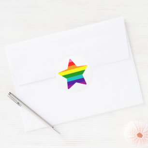 Adesivo Sinalizador do Orgulho LGBTQ - Estrela de Natal Ar