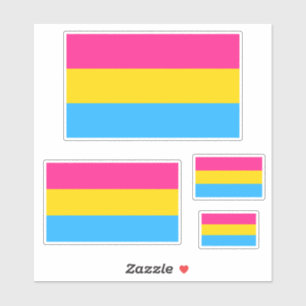 Adesivo Sinalizador do Orgulho Pansexual LGBTQ