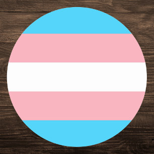 Adesivo Sinalizador do Orgulho Transgênero