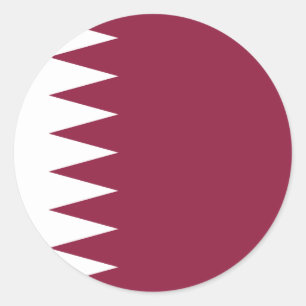 Adesivo Sinalizador do Qatar