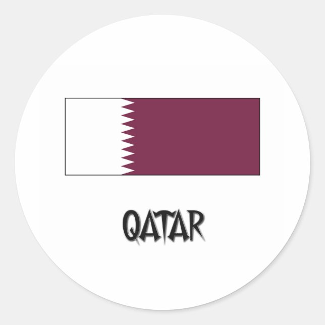 Adesivo Sinalizador do Qatar (Frente)