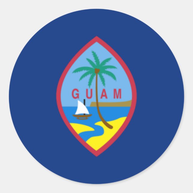 Adesivo Sinalizador Guam (Frente)