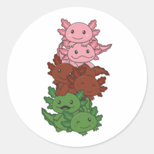 Adesivo Sinalizador Gynosexual Gander Pride Lgbtq Axolotl 