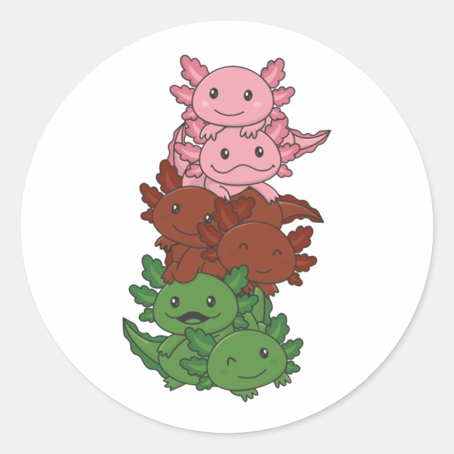 Adesivo Sinalizador Gynosexual Gander Pride Lgbtq Axolotl  (Frente)