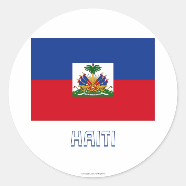 Adesivo Sinalizador Haiti com Nome (Frente)