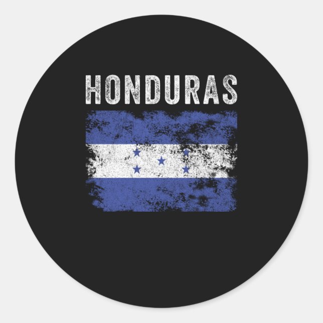 Adesivo Sinalizador Honduras Desapontado - Bandeira Hondur (Frente)