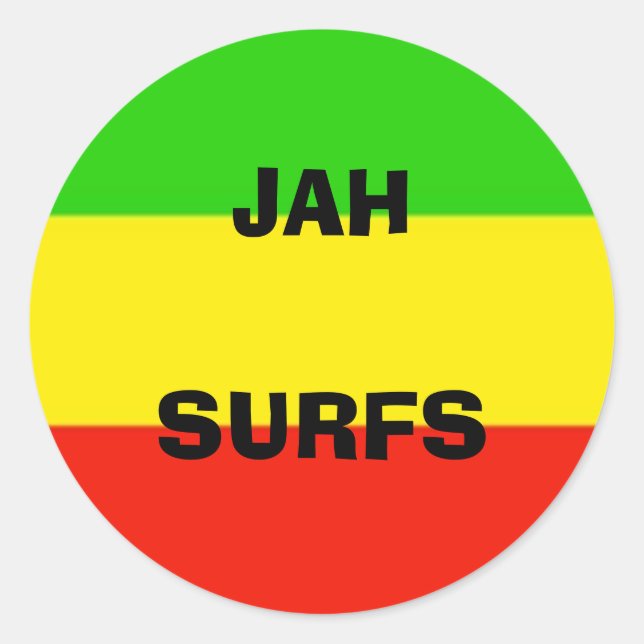 Adesivo sinalizador, JAHSURFS (Frente)