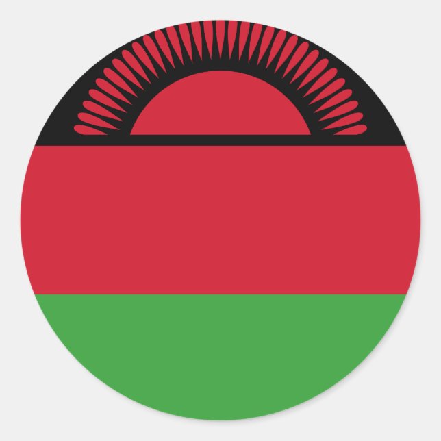 Adesivo Sinalizador Malawi (Frente)