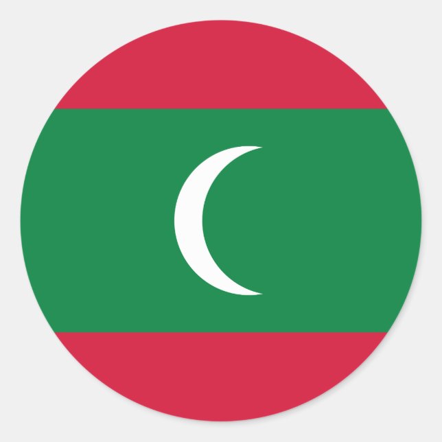 Adesivo Sinalizador Maldivas (Frente)